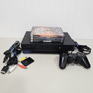 Sony PlayStation 2 Black Console Bundle